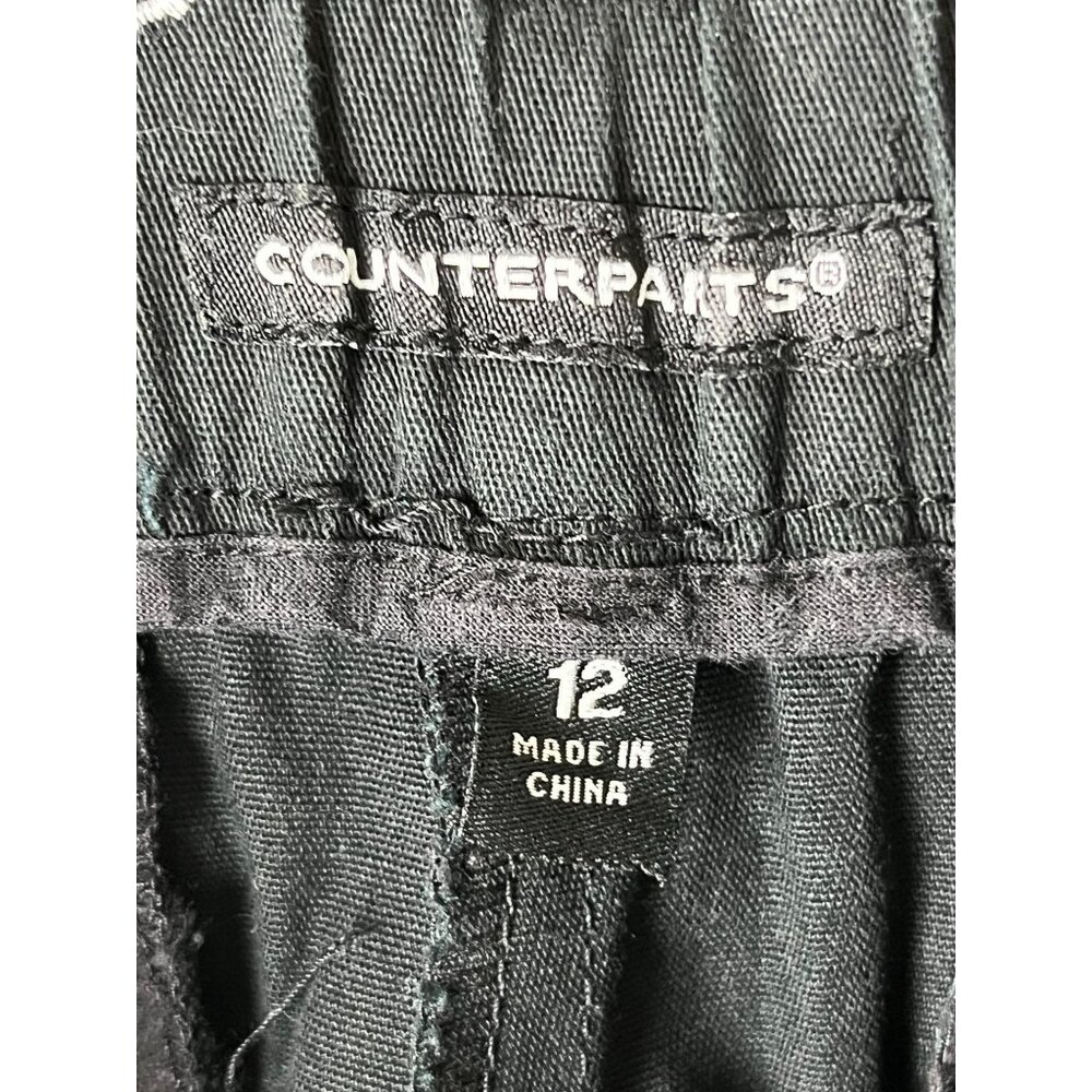 Fisherman, Coastal Grandma Nautical Embroidered Capris Pants, Women's 12 - Picture 8 of 10